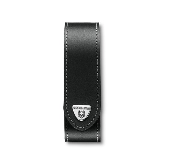 Victorinox Skórzane etui na pasek – Czarne