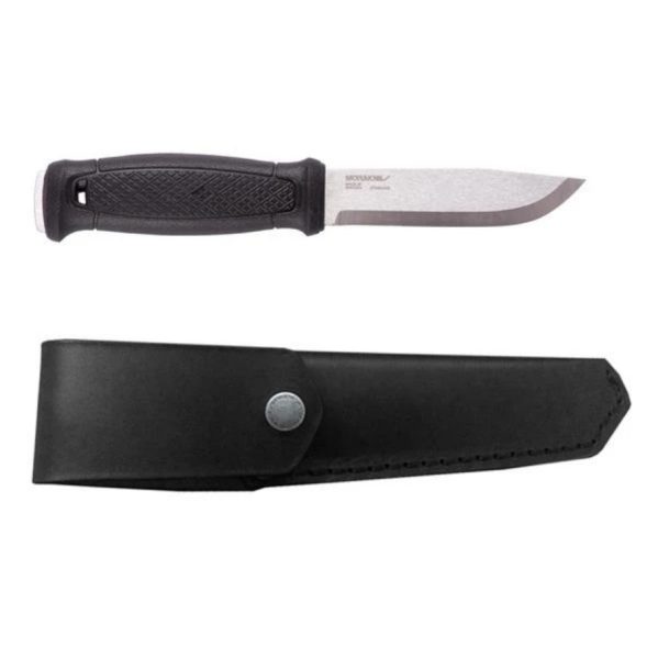 Morakniv Garberg z pochwą skórzaną (S) czarny