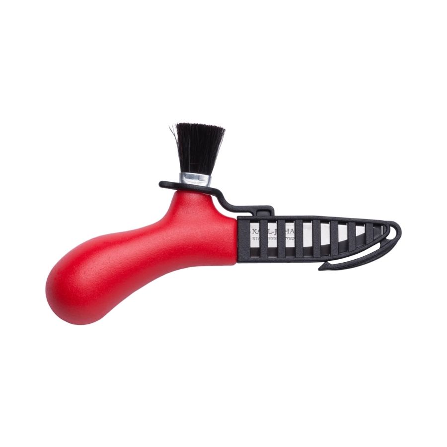Morakniv Karl-Johan – nóż do grzybów (S) czerwony - obrazek 2