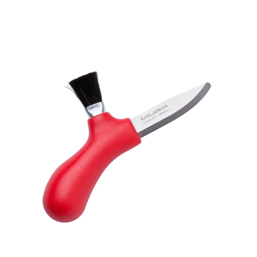 Morakniv Karl-Johan – nóż do grzybów (S) czerwony